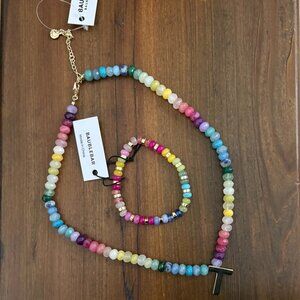 Bauble Bar necklace and bracelet set